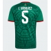 Mexiko Johan Vasquez #5 Hemma matchtröja VM 2026 Kortärmad Billigt